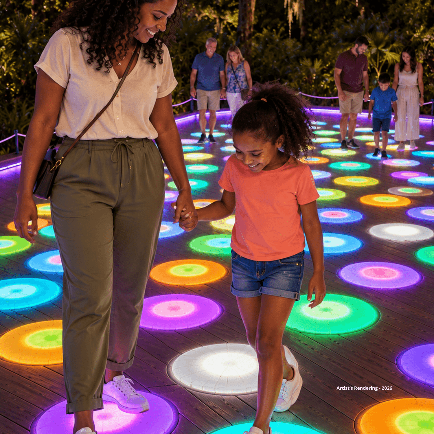 Light Floor Pads Square – Light scene – v1